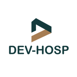 Logo transparent de DevHosp en haute résolution au format PNG.